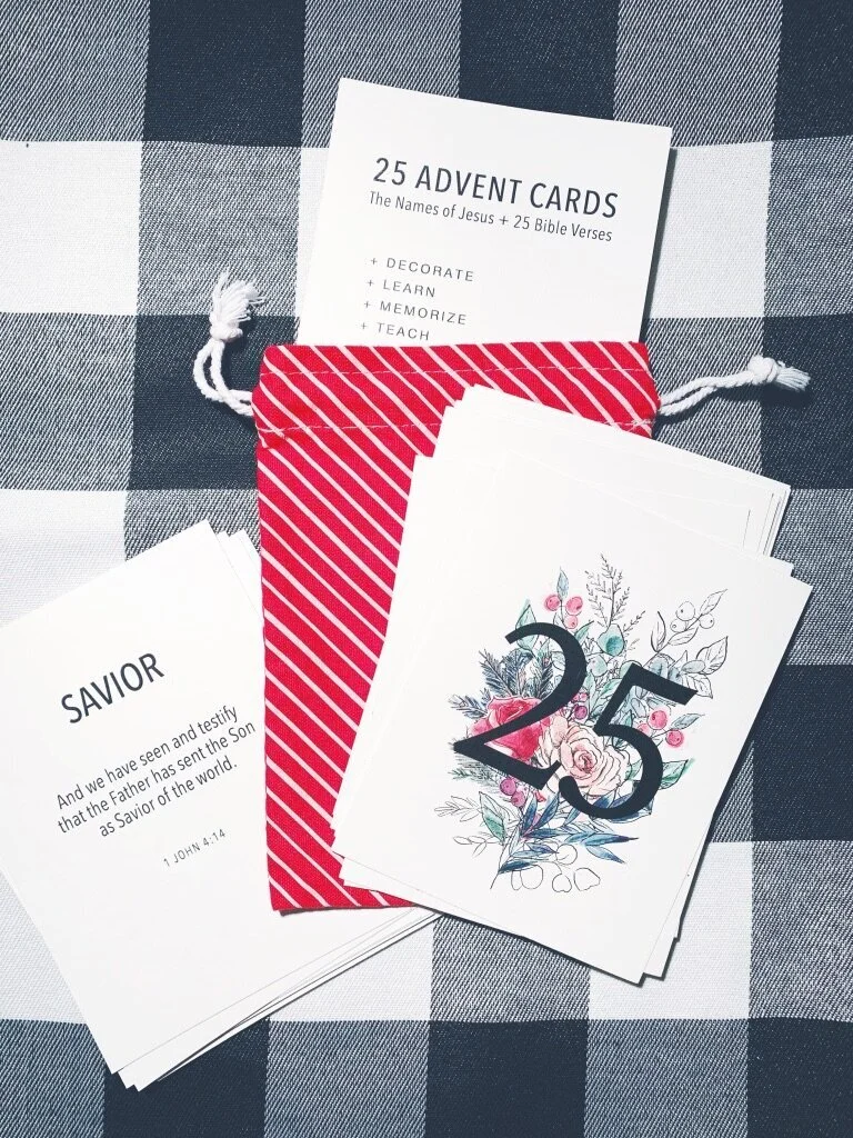PRINTABLE Advent Cards | Names of Jesus — Hope Ink